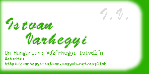istvan varhegyi business card